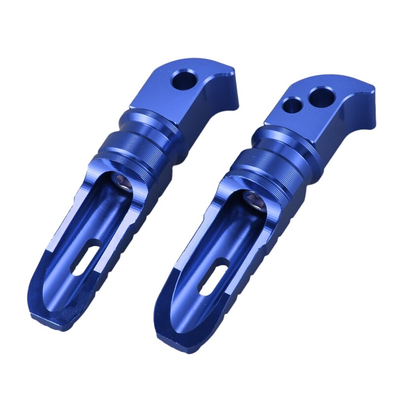Pasajero trasero de pie Peg reposapiés para YAMAHA N-MAX 125, 155, X-MAX 400 XMAX 250 NMAX 250, 300,: Blue