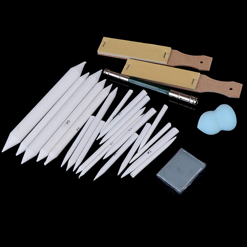Art Painting Sandpaper Block For Pencil Sharpening Sketch Sandpaper Pencil Pointer Drawing Tool School Sets
