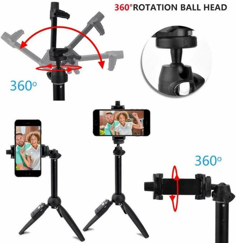 Bluetooth Selfie Stick Met Statief Plastic Lichtmetalen Self Stick Selfiestick Telefoon Smartphone Selfie-Stick Voor Iphone Samsung Huawei