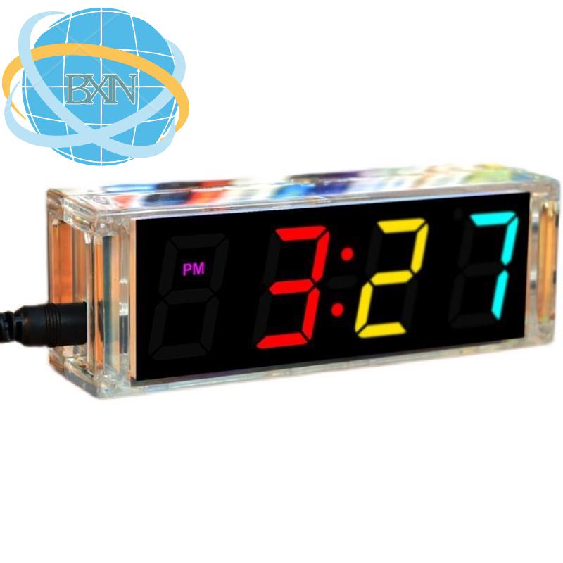 Kit d'horloge à monter soi-même, tube numérique, alarme de température, affichage de la semaine, 51 MCU DS1302, kit électronique à monter soi-même, assemblage de substance à souder