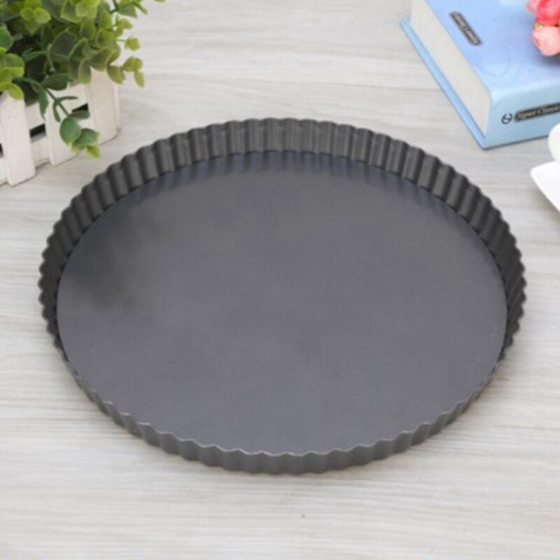 Moule à quiche rond à fond amovible de 11- pouces, antiadhésif, amovible, pour tarte aux œufs, gâteau, moule à tarte, plaque à pizza, plateau, outils de cuisson