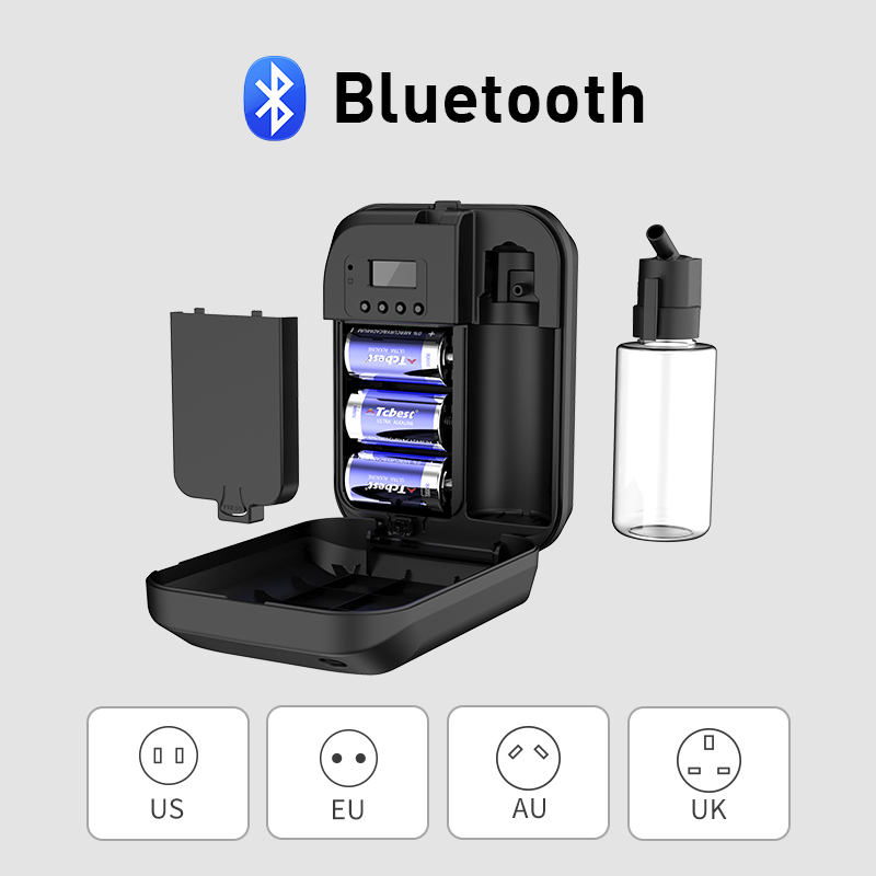 NAMASTE Professionele Geurverspreider 300m3 Geurverspreider Elektrische Aromati Oasis 150ML Essentiële Olie Capaciteit Luchtverfrisser: Licht Groen