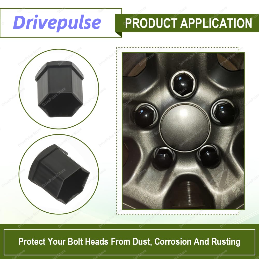 20 piezas cubiertas universales para tuercas de rueda 17/19/21mm-tapas para pernos de rueda a prueba de ust para coche, SUV, camión | Protección y decoración exterior