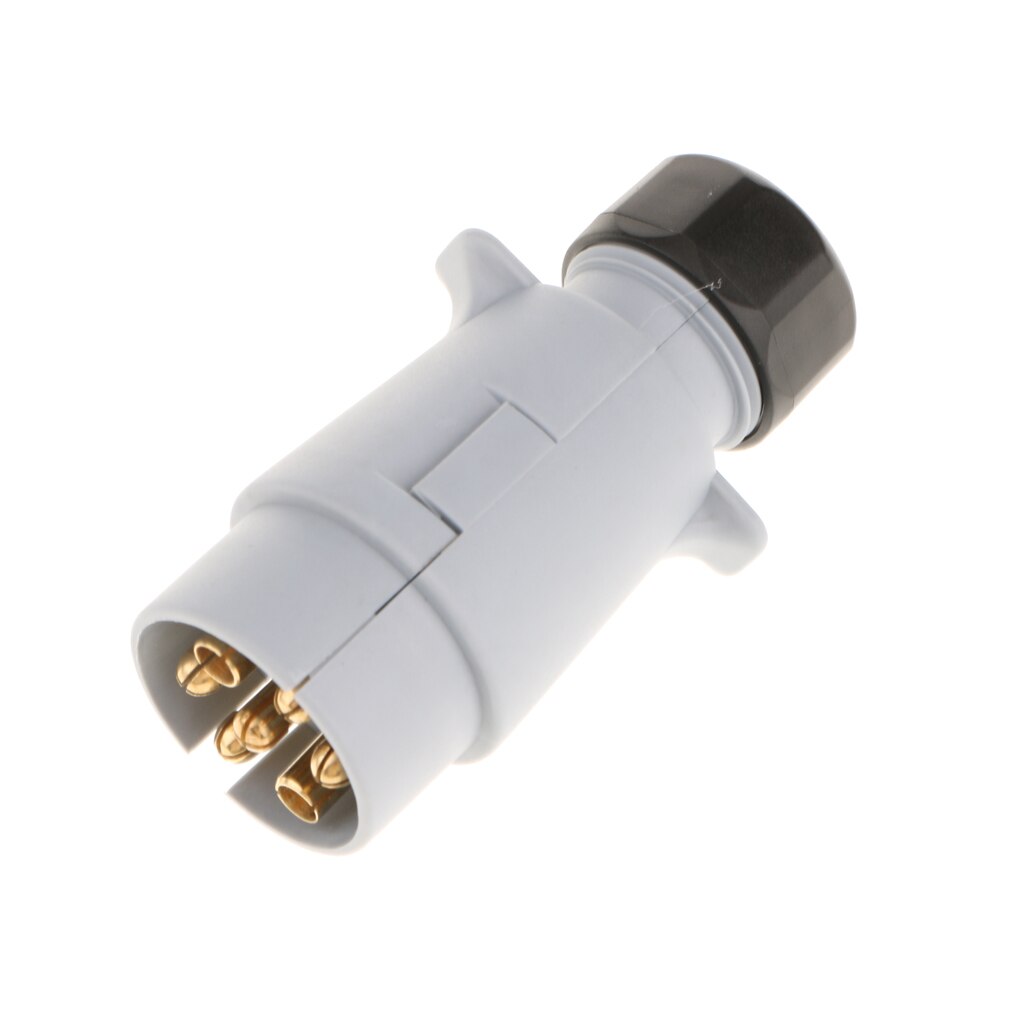 7 pin Aluminum & Copper Plug Socket for Trailer Car Caravan Lights Tow