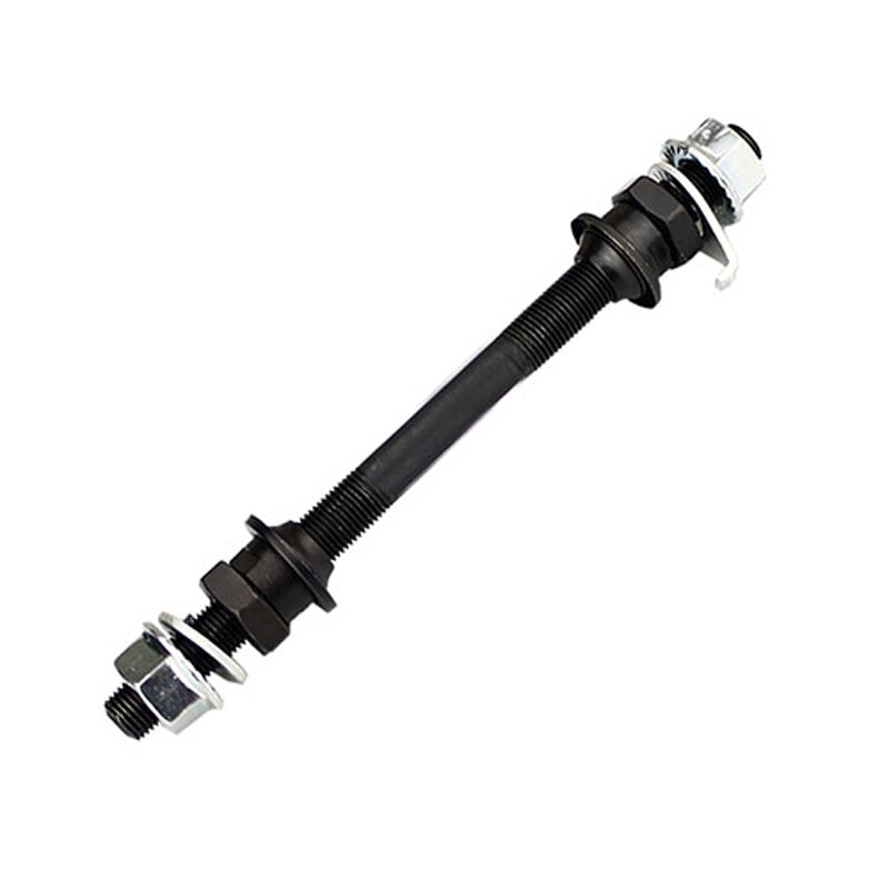 Bicycle hub Axle Front Rear Steel Solid Spindle Shaft bike wheel Axle For E BIKE Fixie BMX MTB Road bike skewer 150mm 180mm