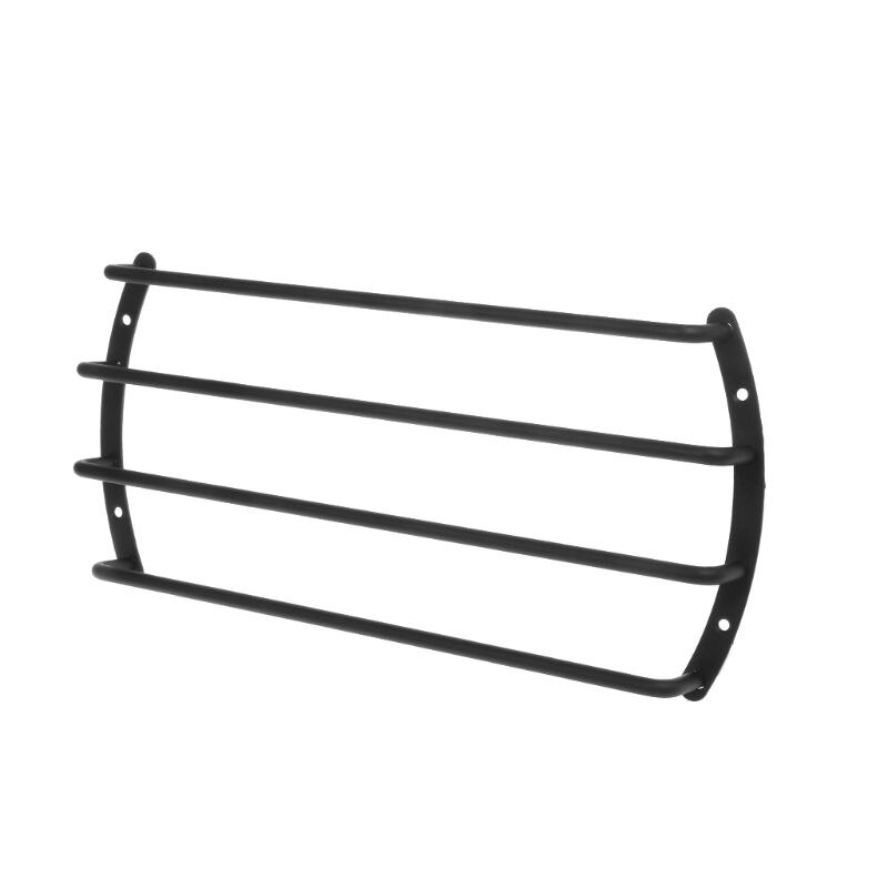 Subwoofer høyttalergitter deksel bar grille 4 spaker 10 " 12 " svart metall avrundede kanter bilhøyttalere: B