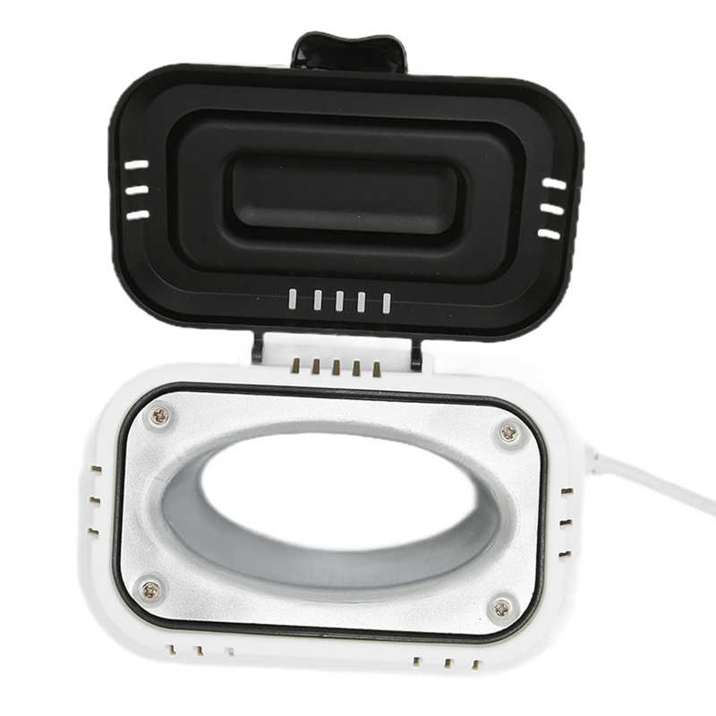 Macchina per la pulizia ad ultrasuoni strumenti per unghie macchina per la pulizia bianca strumenti per manicure ad alta temperatura scatola per la pulizia strumenti per chiodo arte