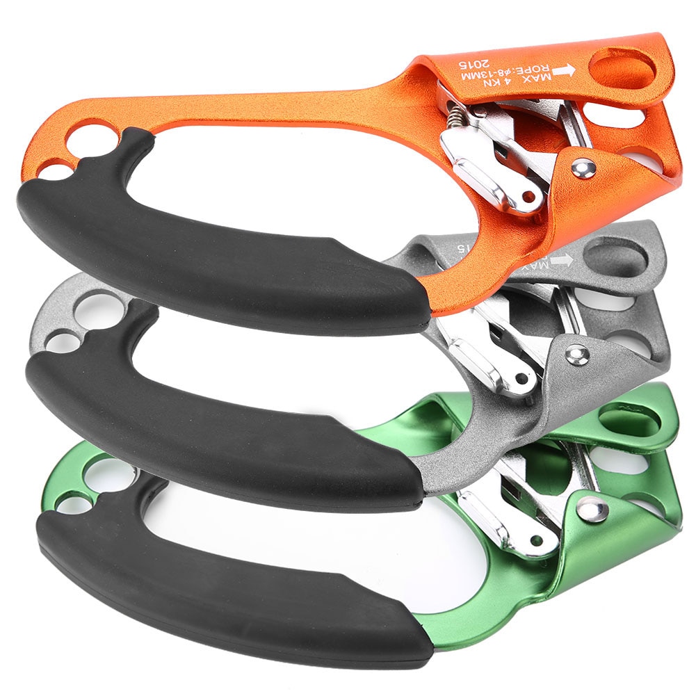 Right Hand Climbing Rope Handle Clamp Rock Climbing Rope Tools Jumar Clamp Right Hand Ascender Device Mountaineer Handle