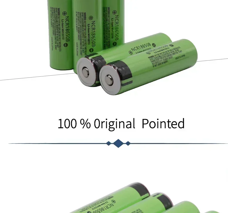 2025 18650 3400mAh 3,7 V batería recargable de iones de litio para linternas LED cámaras digitales juguetes de alta capacidad de larga duración