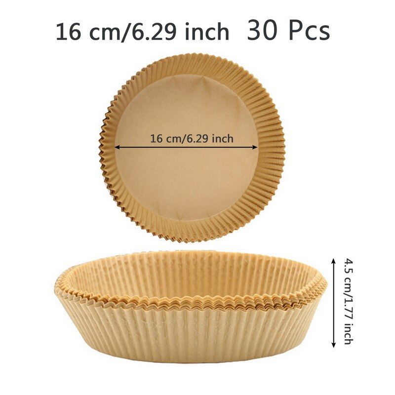 Airfryer Siliconen Pot Lucht Friteuses Oven Bakplaat Gebakken Pizza Kip Mand Mat Vierkante Ronde Replacemen Grill Pan Accessoires: brown