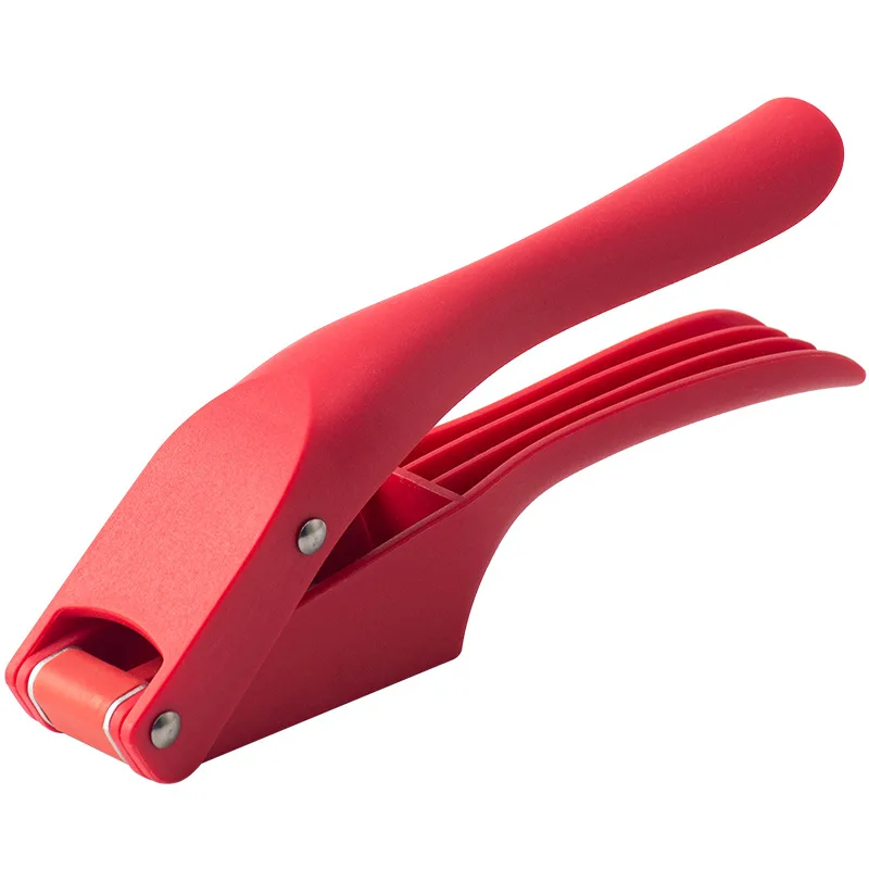 2-In-1 Multifunctionele Knoflookpers Voor Het Persen Van Puree Knoflook En Gesneden Knoflook, Groentepers Voor Thuiskoken Stamper: Roze