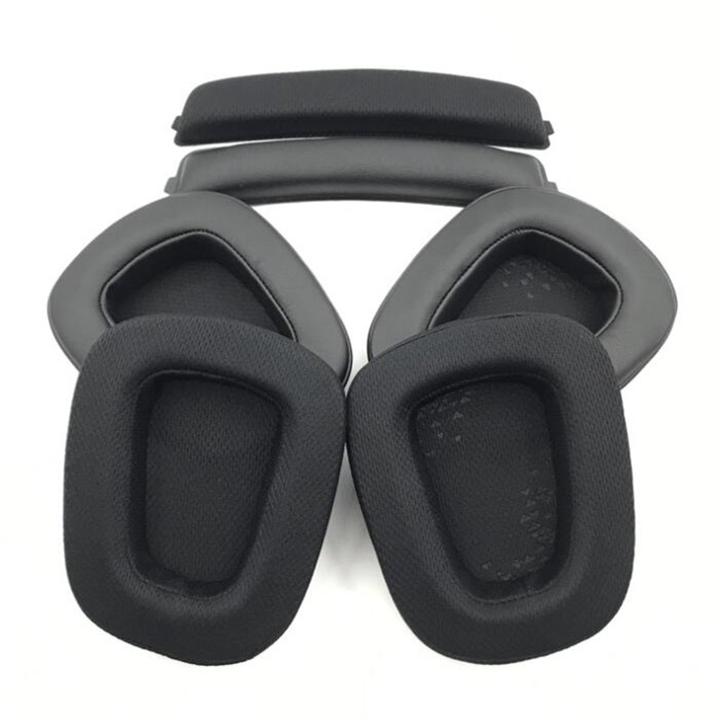 Coussinets d'oreille en mousse pour Logitech G633 G933s, housses de coussinets d'oreille de remplacement pour casque Logitech G935 G933