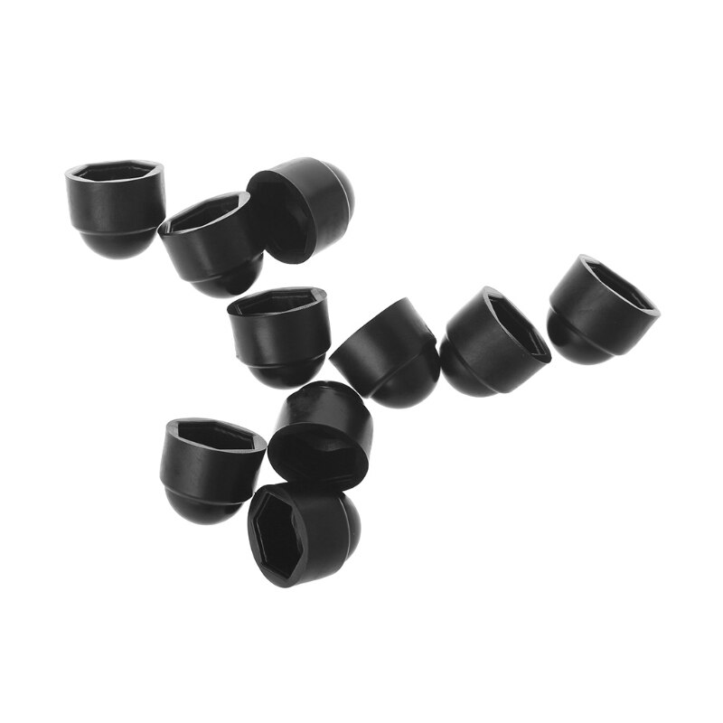 10 stk.  m6 m8 m10 m12 bolt møtrik dome beskyttelseshætte dækker eksponeret sekskantet plast: M10