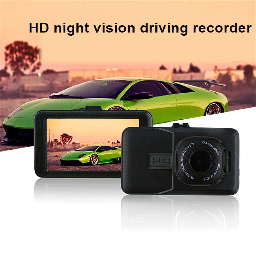 DVR Auto Dash Cam Full HD 1080P 3 "Auto Achteruitrijcamera Bewegingsdetectie Nachtzicht G Sensor voertuig Camera DVR
