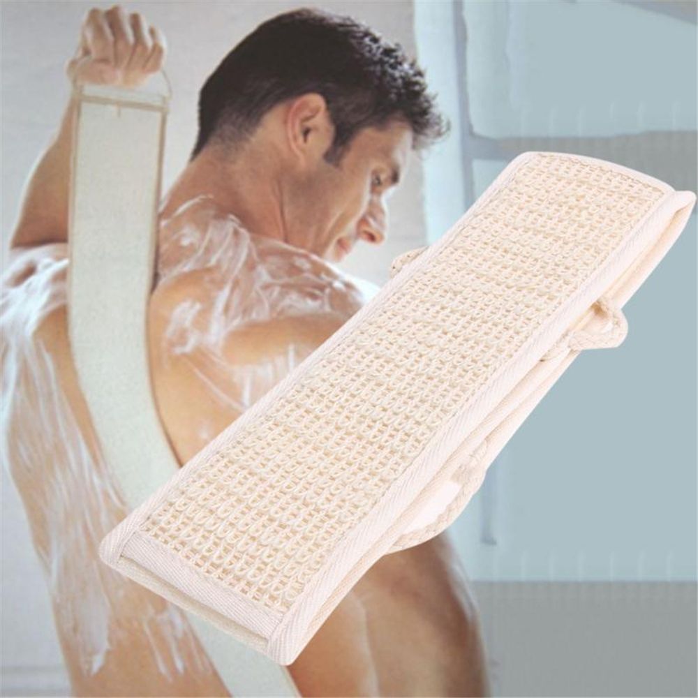 Soft Exfoliating Loofah Back Strap Unisex Bath Towel Back Scrubber For Shower Health Cleaning Towel