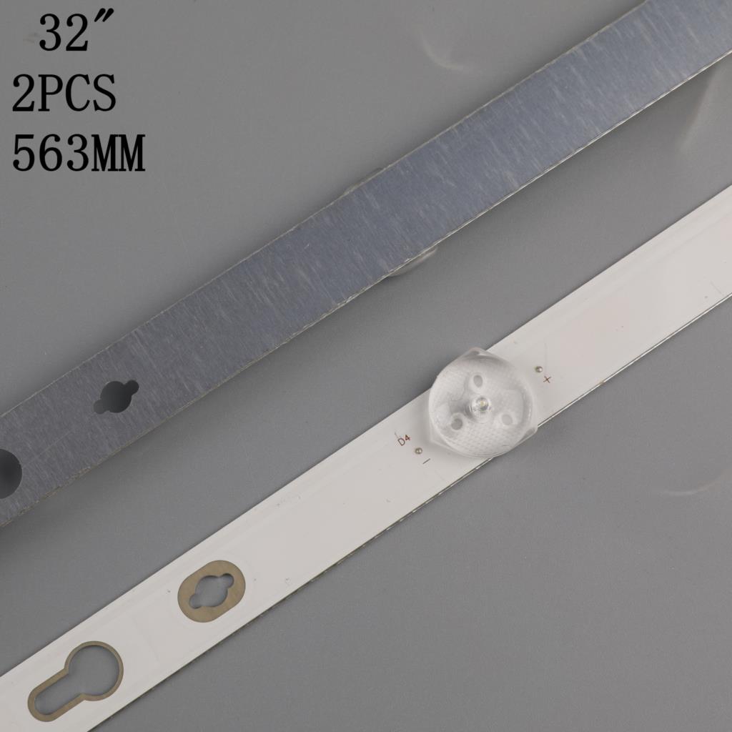 2pcs 563MM LED Strip 5 lamp for MI 32" TV LCD L32M5-AZ TCL32D05-ZC22AG-11 LVW320CSDX 4C-LB320T-DSA 6v TC32L72A-V01