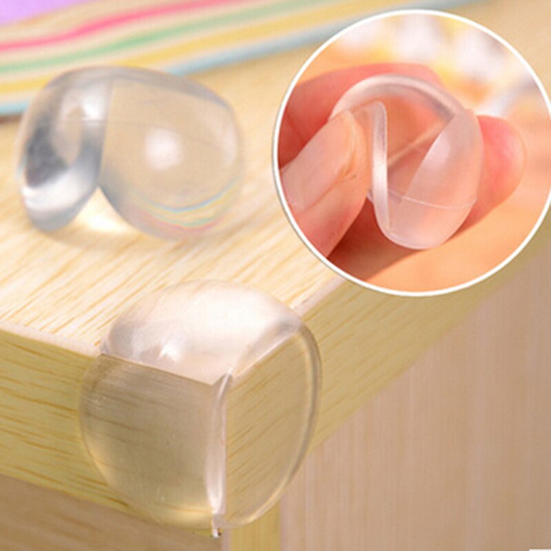 12pcs Child Baby Safety Silicone Protector Table Corner Transparent Children Anticollision Edge Protection Corner Guards