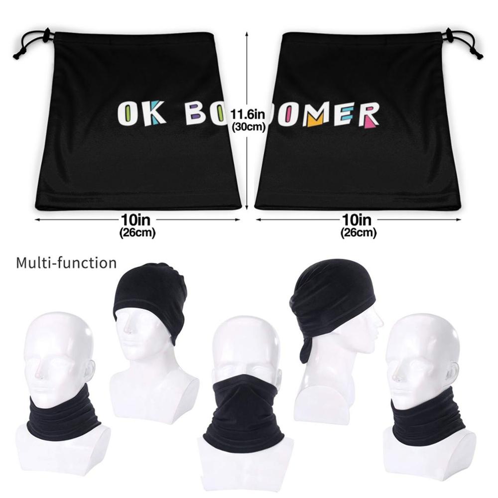 Ok Boomer Scarf Neck Gaiter Warmer Headwear Cycling Mask Ok Boomer Generation Z Colorful Ok Boomer Ok Boomer Ok Boomer Snapchat