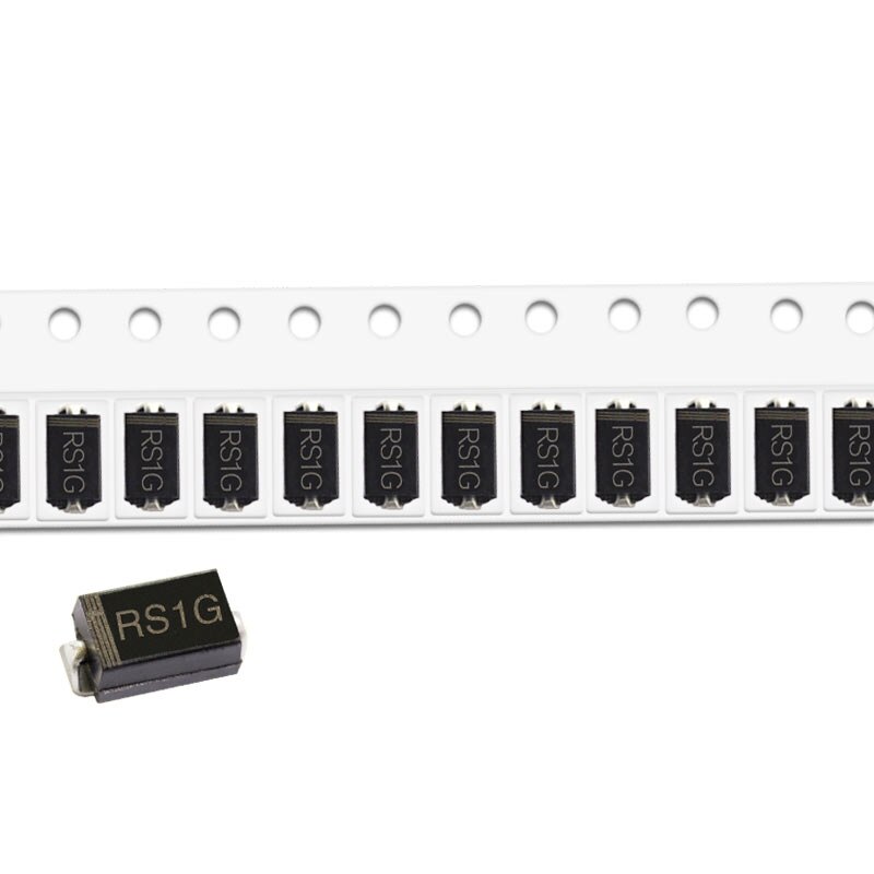 50Pcs SMD Recovery Rectifier Diode RS1K RS1J RS1B RS1M RS1G RS2M RS1D RS1A 1A 50V 100V 200V 400V 600V 800V 1000V SMA DO-214AC