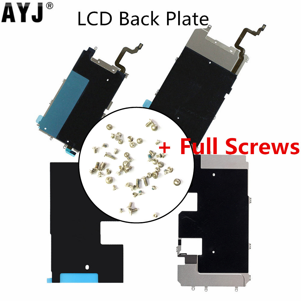 LCD Back Metalen Plaat Voor iPhone 6 Plus met Home Knop Uitbreiden Flex 6 S 7 8 Plus Display Backplate van Protector Cover Baffle