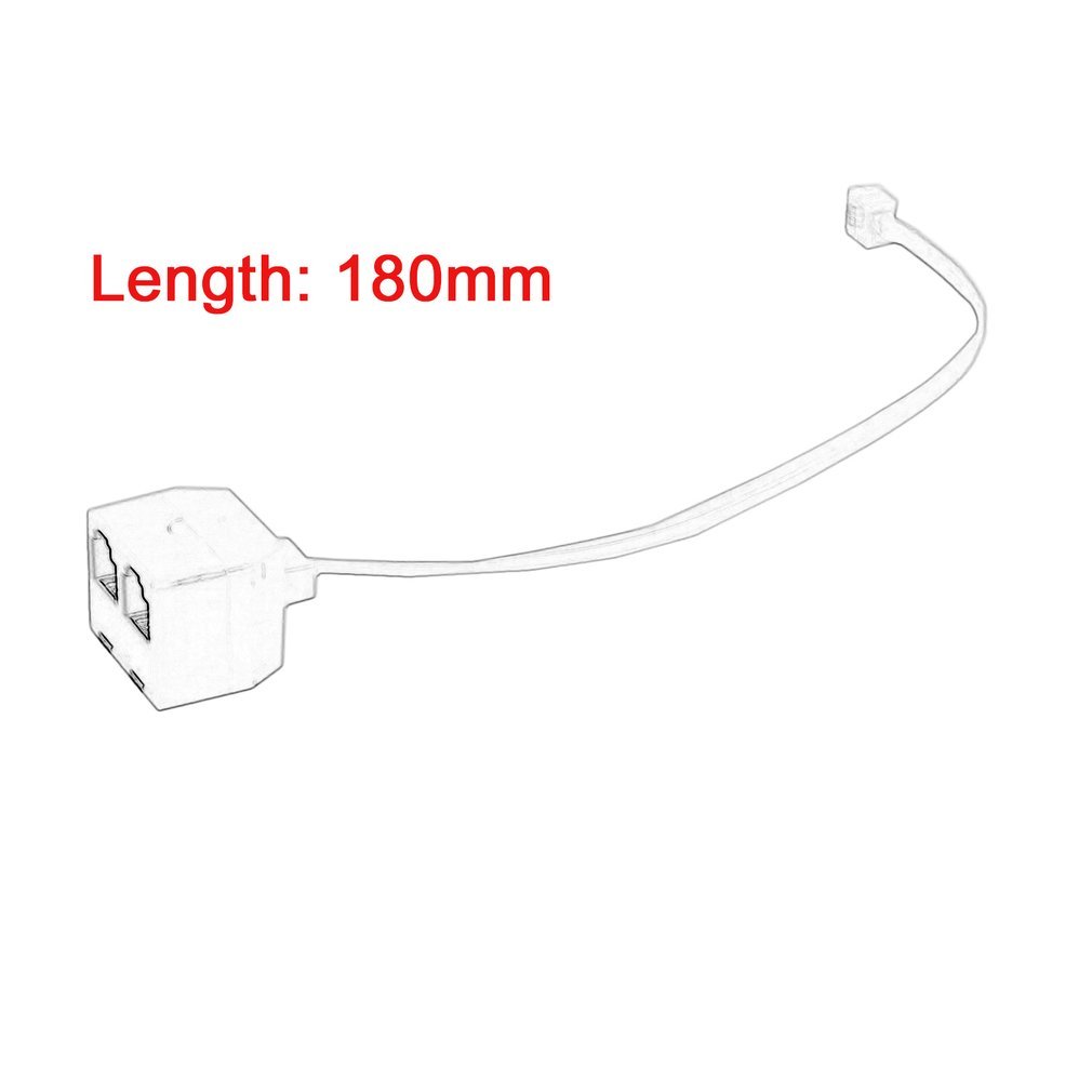 Adaptador De Teléfono 6p4c Rj11 Splitter 2 Puertos Y Rj11 - Foto 7