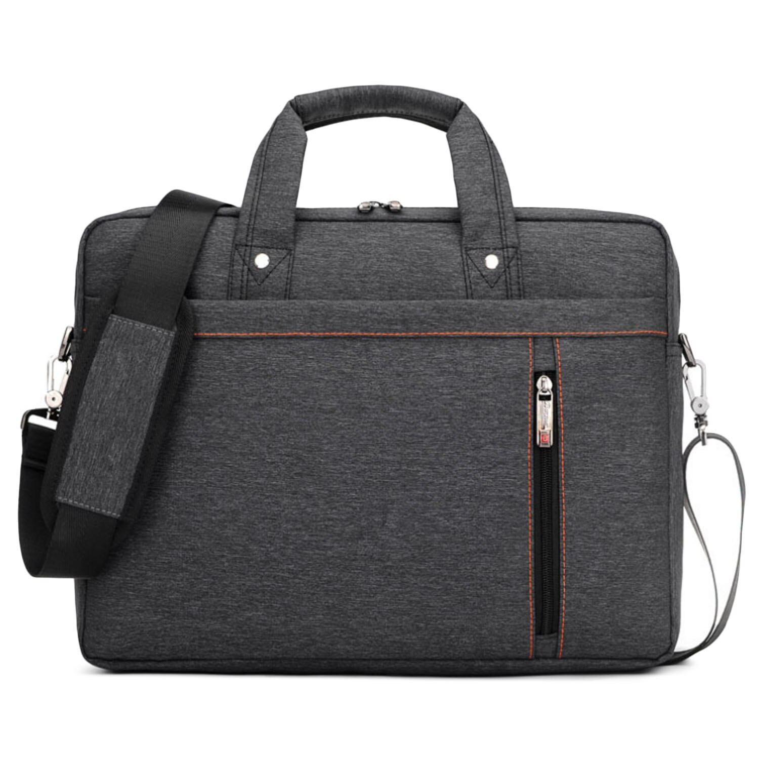 Besegad Tragbare Laptop Fall Abdeckung Tragen Handtasche Schulter Tasche Sleeve für Apple Macbook Universal Notebook Tasche 13 15,6 17,3 zoll: Black / 15.6inch