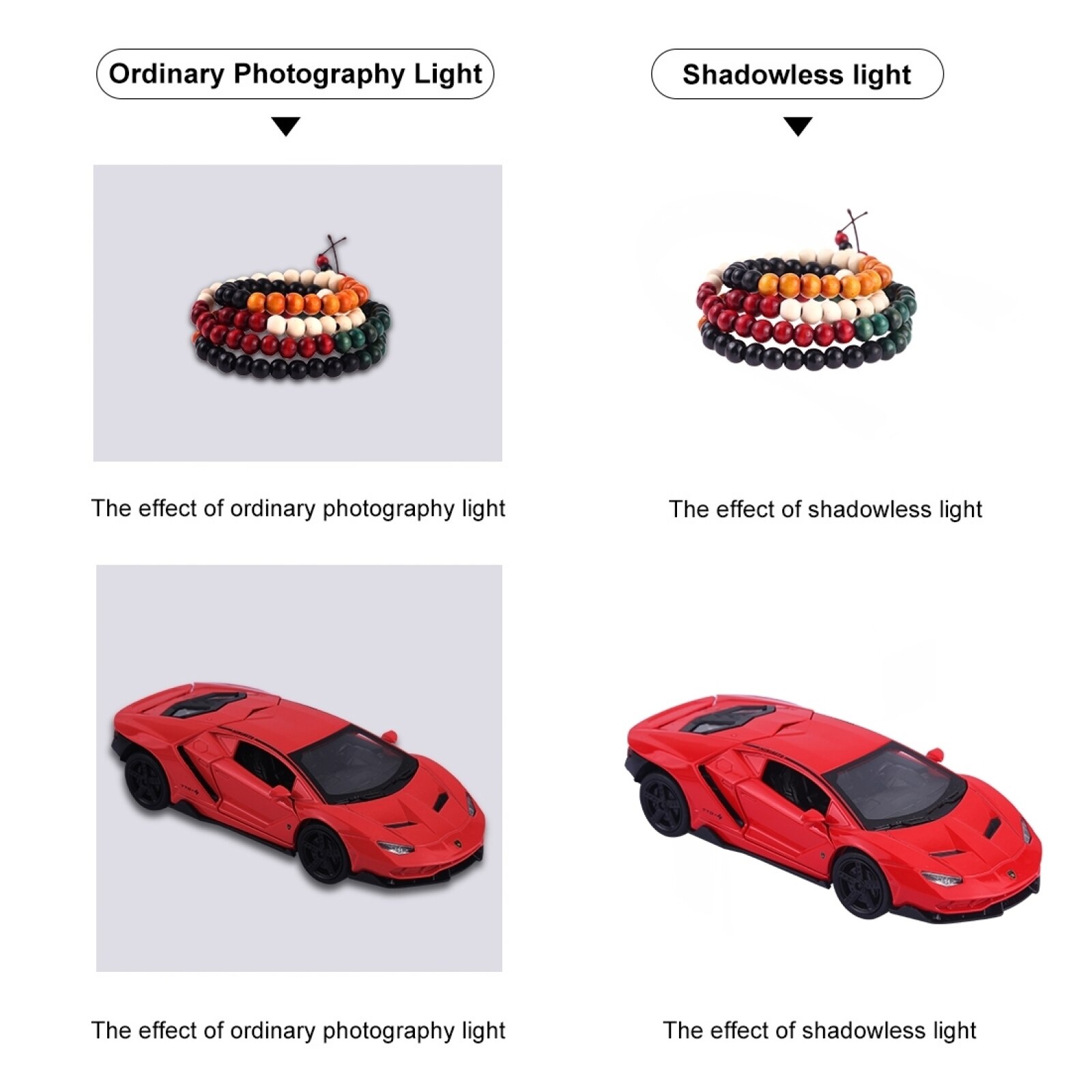 PULUZ – Mini Studio Photo LED pliable sans ombre, Kit de tente de prise de vue et boîte à Photo avec arrière-plan de 6 couleurs