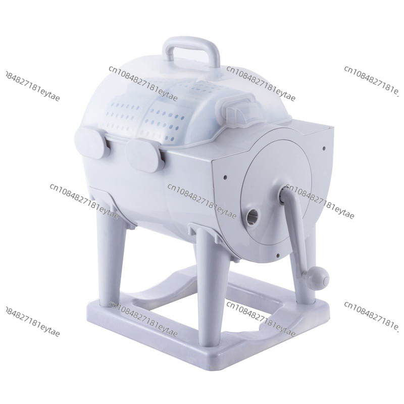 5KG Hand Drum Washing Machine & Dehydrator, Manual Wash & Dry for Student Dormitory, 0-400RPM