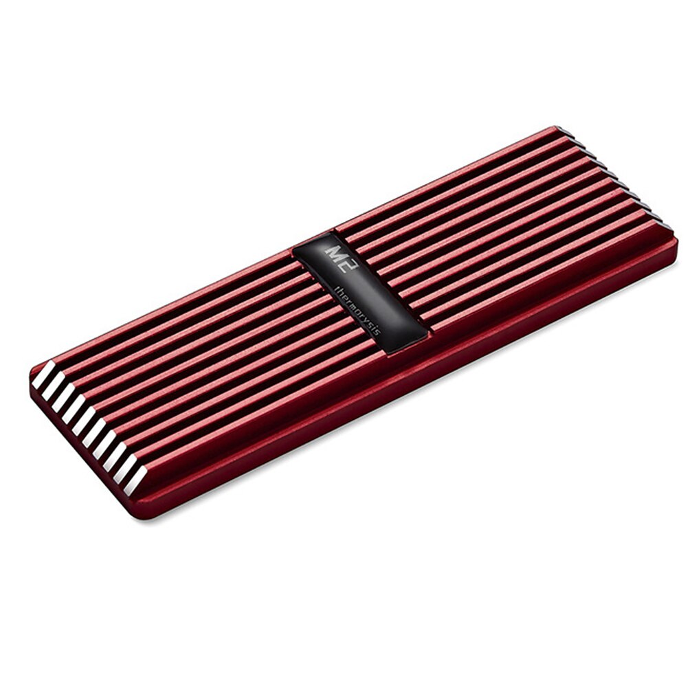 Thermal Pad M.2 Hard Disk Cooling System Home Gasket Computer Cooler Desktop PC Heat Dissipation SSD Heatsink: Red