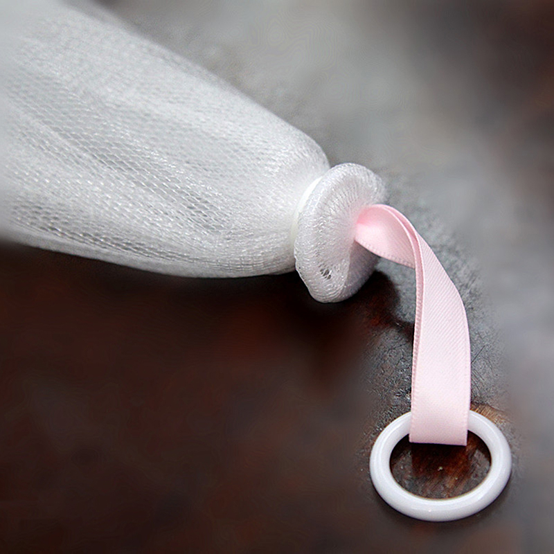2xCleanser Schlecht Waschen Werkzeuge Seife Gittergewebe Tasche Körper Reinigung Netze Seife Schäumen Netz