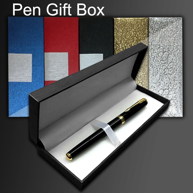 Pen box packaging box metal pen signature pen box random color: Default Title