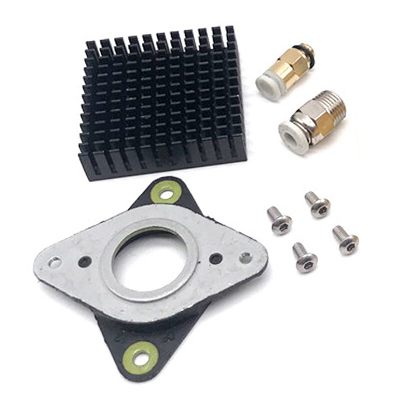 3D Printer Deel Kit Stepping Demper Met Radiator Ptfe Buis PC4 Quick Pneumatische Connector Voor Nema 17 Stepper