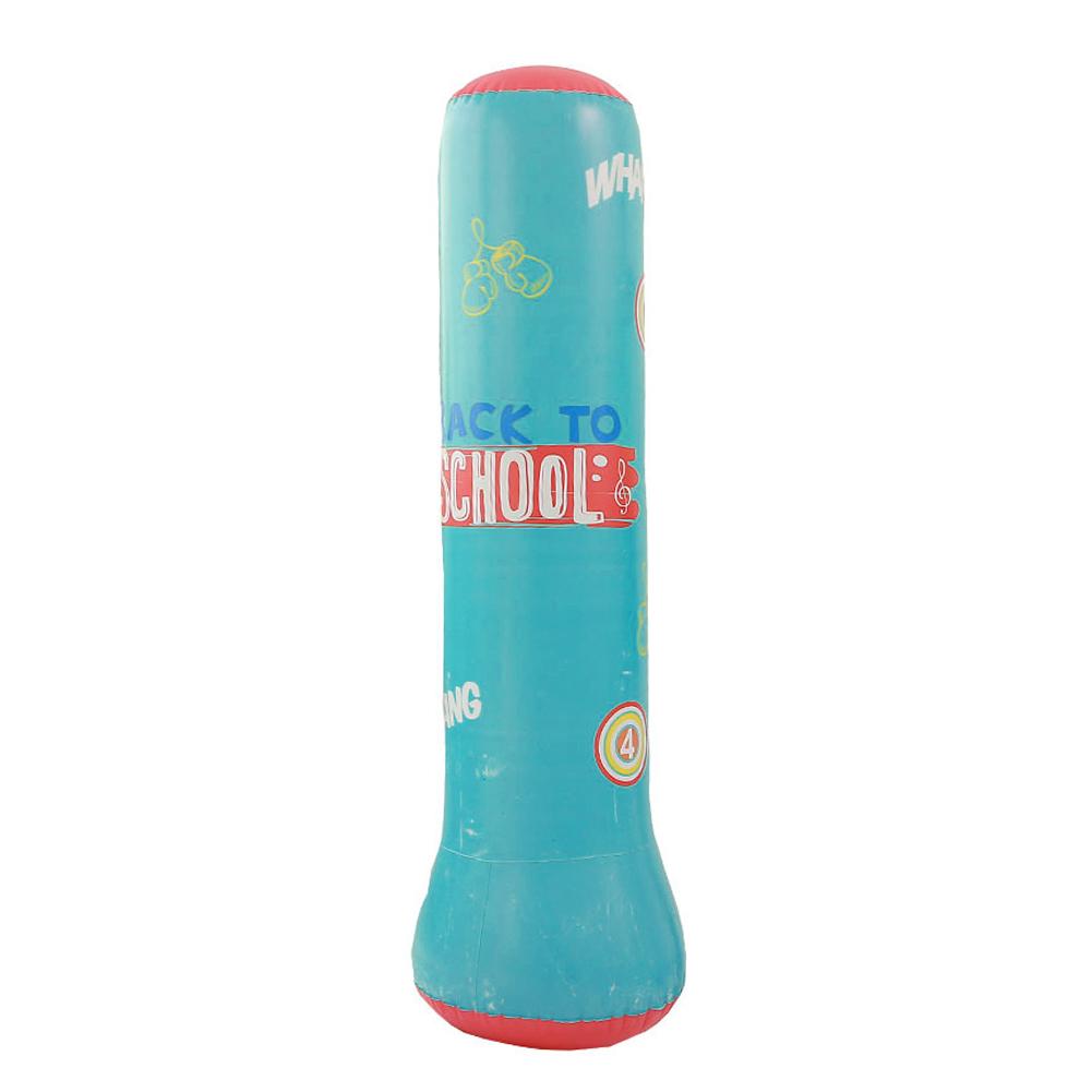 Sac de sable de boxe gonflable de 1.2/1.5M, pour enfants adultes, formation de boxe, stand libre, épais, sac de boxe directe: 1.5 Blue
