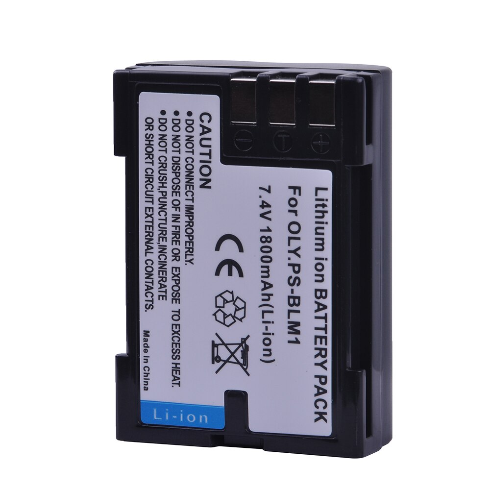 PowerTrust 2Pcs PS-BLM1 BLM1 BLM-1 Battery for Olympus C-5060, C-7070, C-8080, E-1, E-3, E-30, E-520, EVOLT E-300, E-330, E-500,