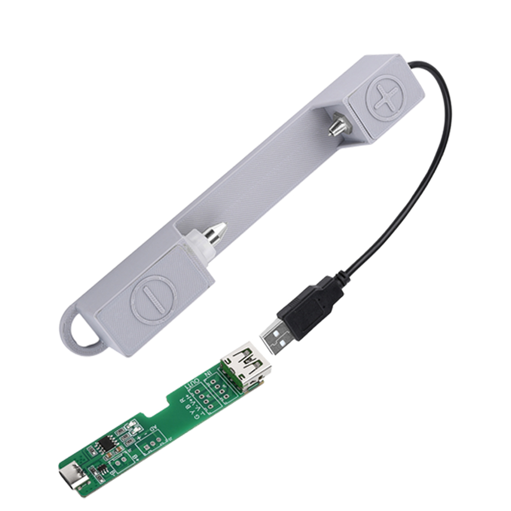 Ts457 batterisokkel kelvin-klips kabel ladeadapterkort for  ts457 spennings- og indre motstandstesterverktøy tilbehør: Rød