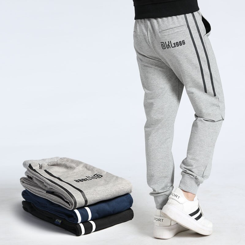 Drenge træningsbukser efterårsstrikkede bløde løse bukser til drenge 4-8 8-12 år børn pantalones babybukser
