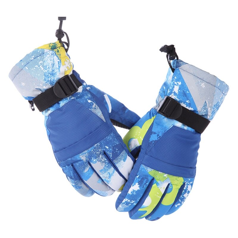 Erwachsene Winter Warme Berg Snowboard Touchscreen Ski Handschuhe Wasserdicht Volle Finger Handschuhe für draussen Motorrad: M Blau