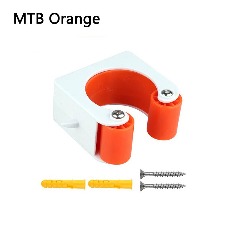 Cykelophæng rack stativ cykel stativ væg parkeringsreoler smart cykelbuk road cykel mtb holder cykel opbevaringsholder: Mtb orange