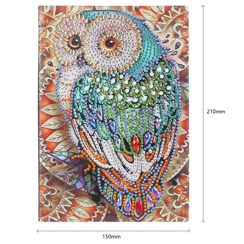 50 Pages A5 Drawing Notebook Craft DIY Special Shaped Diamond Painting Especially Delicate Violin: N