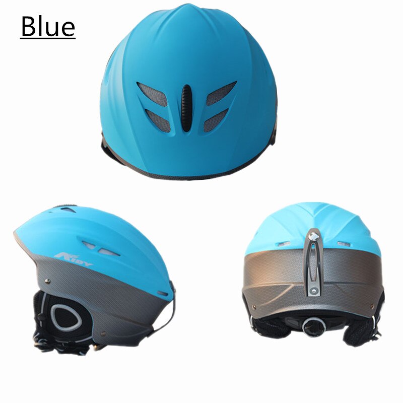 LANOVA Brand Blue Ski Helmet Adult Ski Helmet Man Skating Skateboard Helmet Multicolor Snow Sports Helmets M/L Size: 58-61 CM