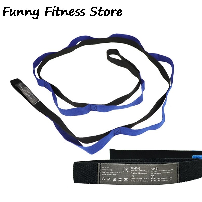 Yoga Exercise Resistance Bands Legs Stretching Band Workout Pilates Fitness Training Puller Gym Strength Expander Equipments