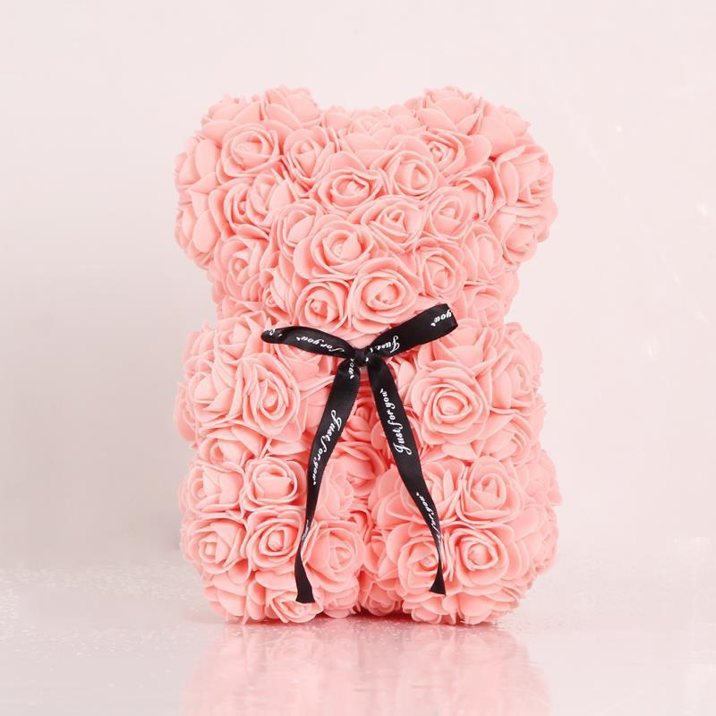 Rose Bear - Rose Teddy Bear on Every Rose Bear -Flower Bear Perfect for Anniversary's,Rose Bear, Mothers, Rose Teddy Bear