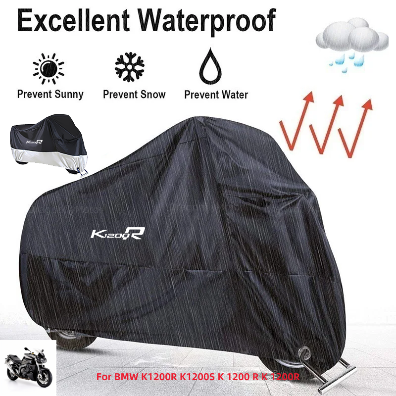Voor Bmw K1200r K 1200S K 1200 R K 1200r Motorfiets Cover Outdoor Uv Beschermer Stofdichte Regenhoezen