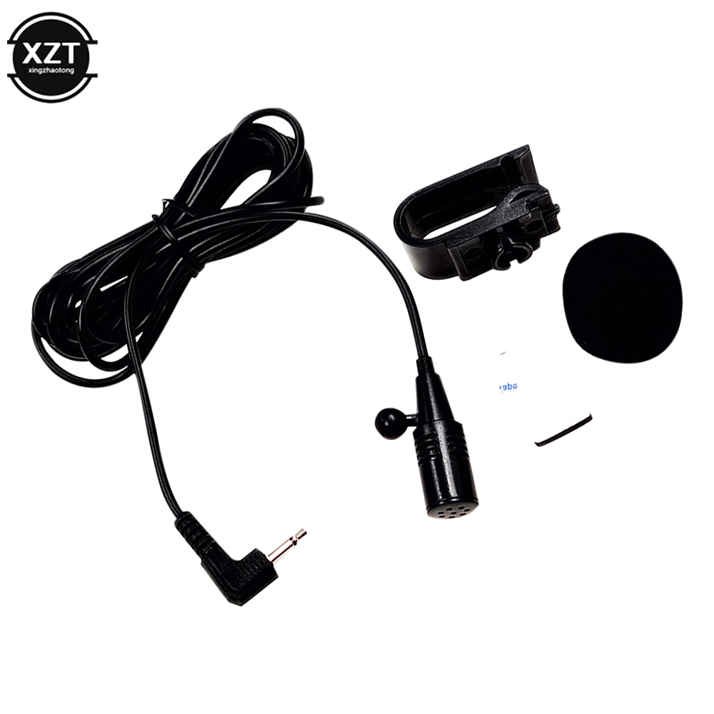 Profis Auto Audio- Mikrofon 2,5mm 3M Ellenbogen Jack Stecker Mic Mini verdrahtet Externe Mikrofon Für Auto DVD Radio 2 Pole Mono
