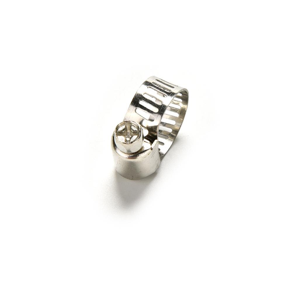 10Pc Stainless Steel Drive Hose Clamp Tri Clamp Adjustable Fuel Line Pipe Worm Gear Clip Clamp Tube Fasterner Spring Clip 8-12mm: 8mm 10pcs