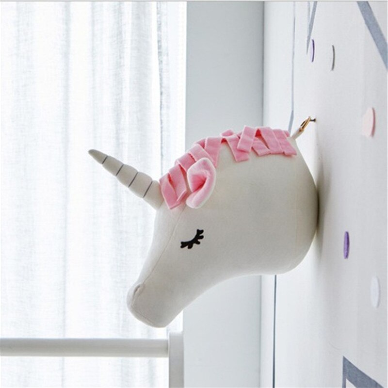 INS nordique éléphant Elk licorne bébé à la main bébé oreiller bébé lit pare-chocs berceau infantile chambre décor photographie accessoires