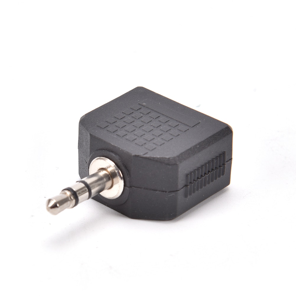 2PCS/lot Earphone Audio 3.5mm Jack Male To Double AUX Female Headphone Y Splitter Adapte For Phone Microphone Speaker