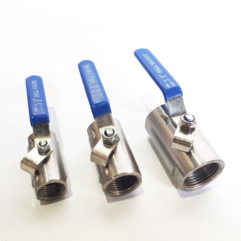 Lange Handvat 1/2 &#39;&#39; - 2&#39;&#39; Bsp Breed Kogelkranen 201 Roestvrij Ijzer Core Schroefdraad Type 2 Manieren Valve
