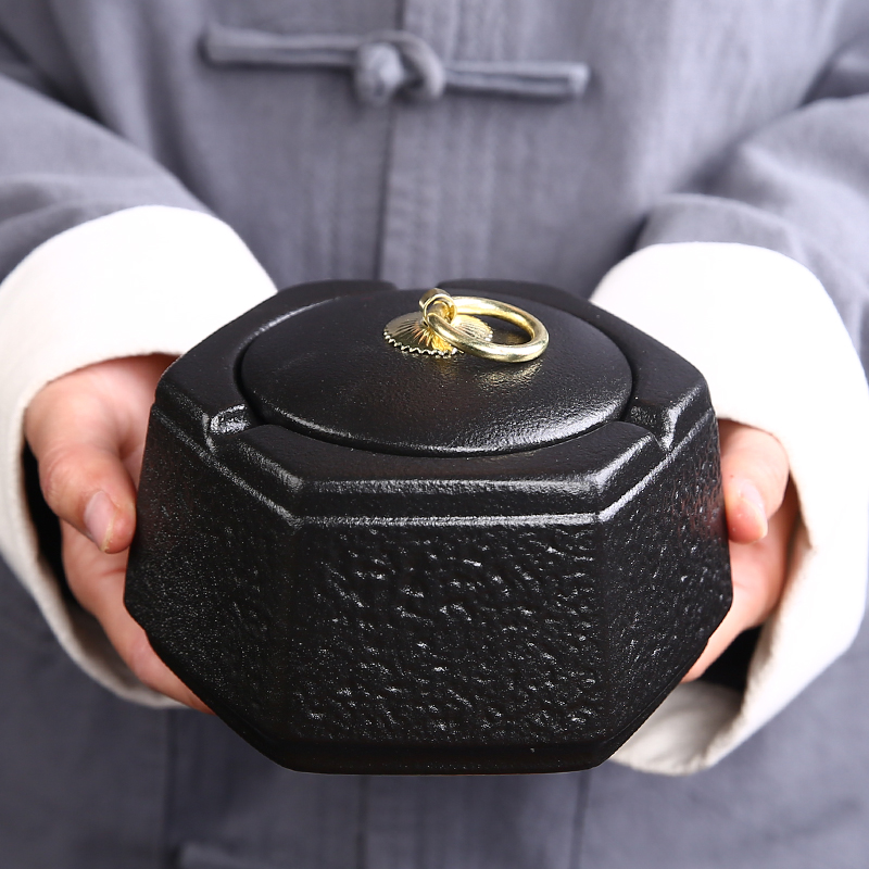 Cenicero de cerámica con tapa para el hogar, Cenicero de Estilo Vintage para sala de estar, mesa de té, suministros de decoración de oficina