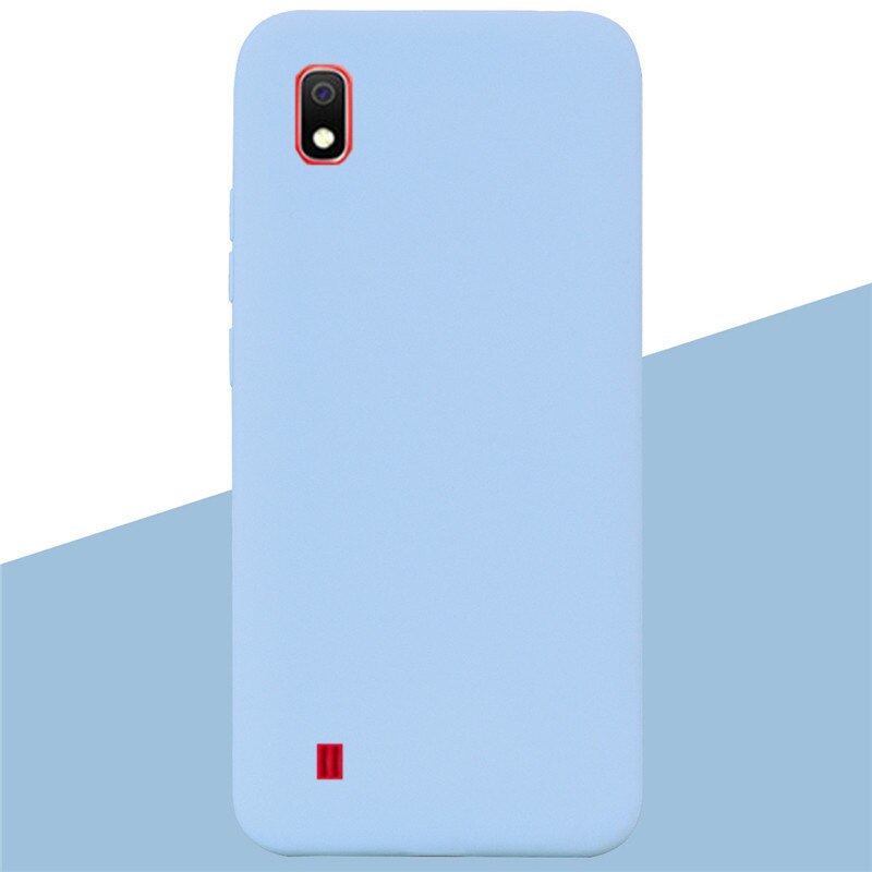 Silikon Fall Für Samsung Galaxy A10 Fall Weiche TPU Zurück Abdeckung Telefon Fall für Samsung A10 EINE 10 SM-A105F a105 Silikon Abdeckung: 13 Light Purple